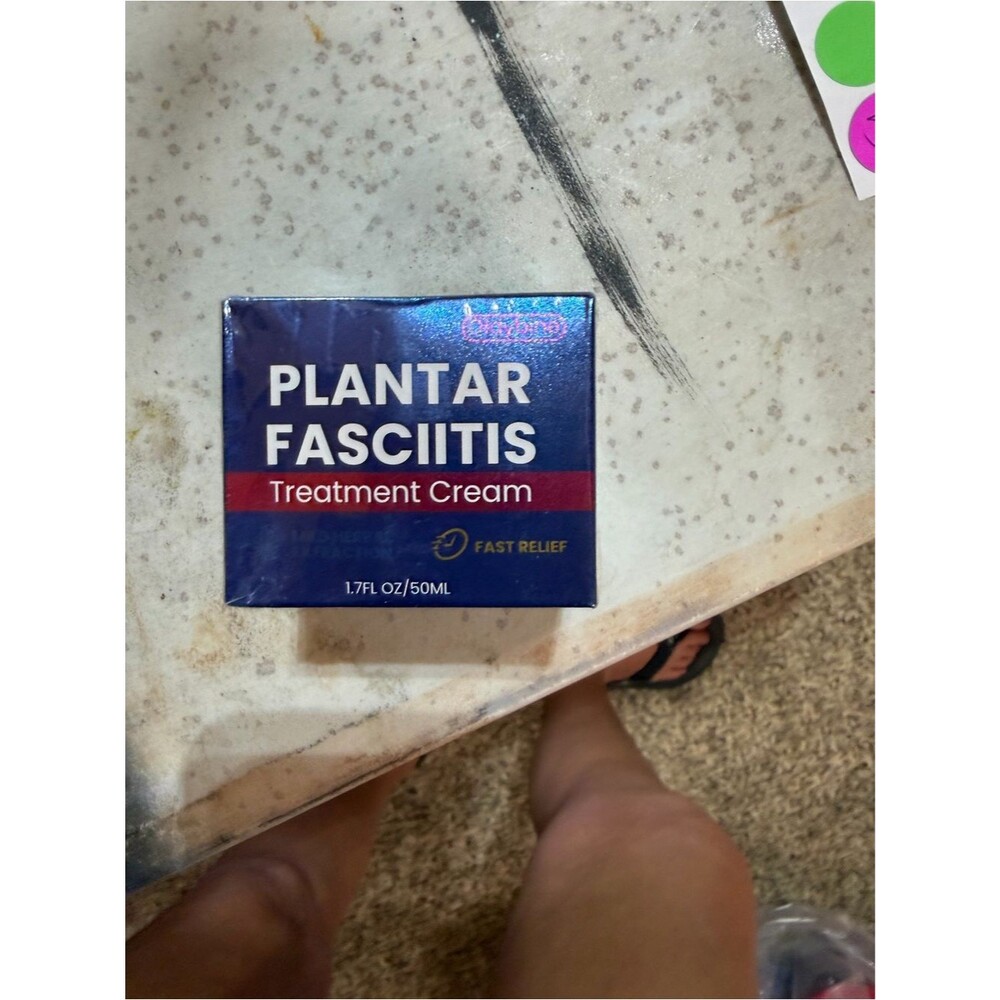 Source Unknown Plantar Fasciitis Treatment Cream - Blue, Red, White